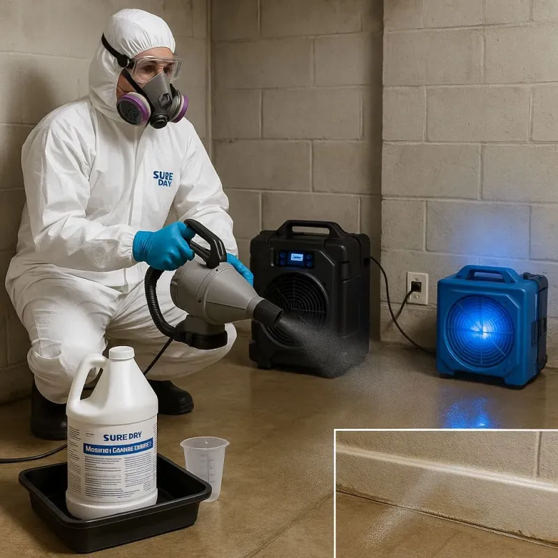 Sanitization and Odor Removal process in Derwood, MD