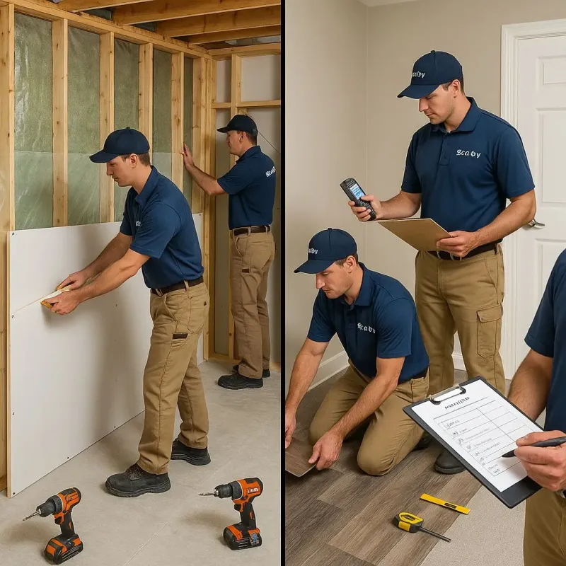 Repairs and Reconstruction process in Derwood, MD